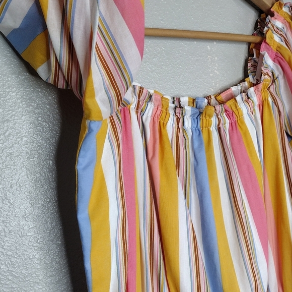 NWT Janie And Jack Striped Beachy Elastic Waist Romper Size XXL - Picture 7 of 14